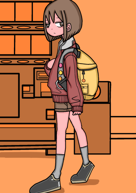 リュックサックガール