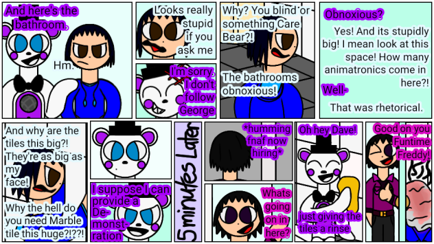 Let me demonstrate. FNaF fan made comic