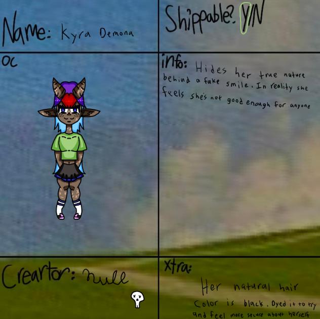 Kyra (TW Self-Harm Scars)