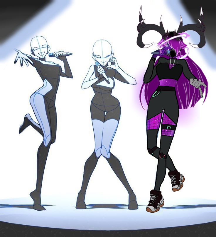 demonic oc collab - ibisPaint
