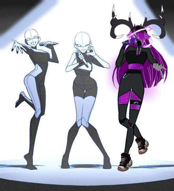 demonic oc collab - ibisPaint