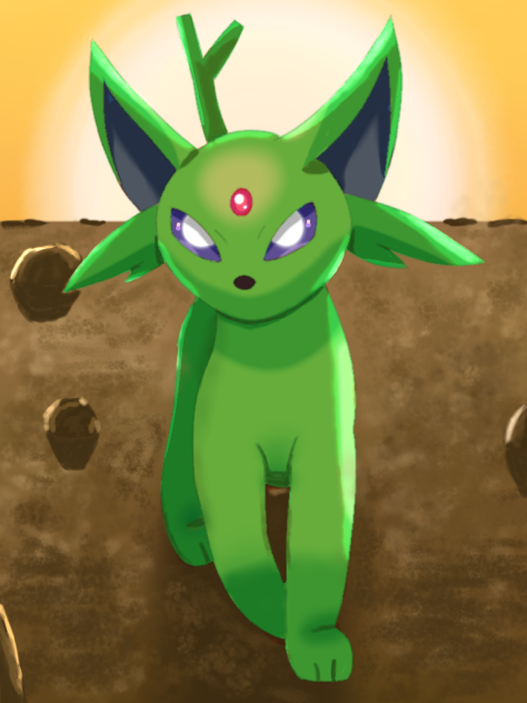 夕日からエーフィ