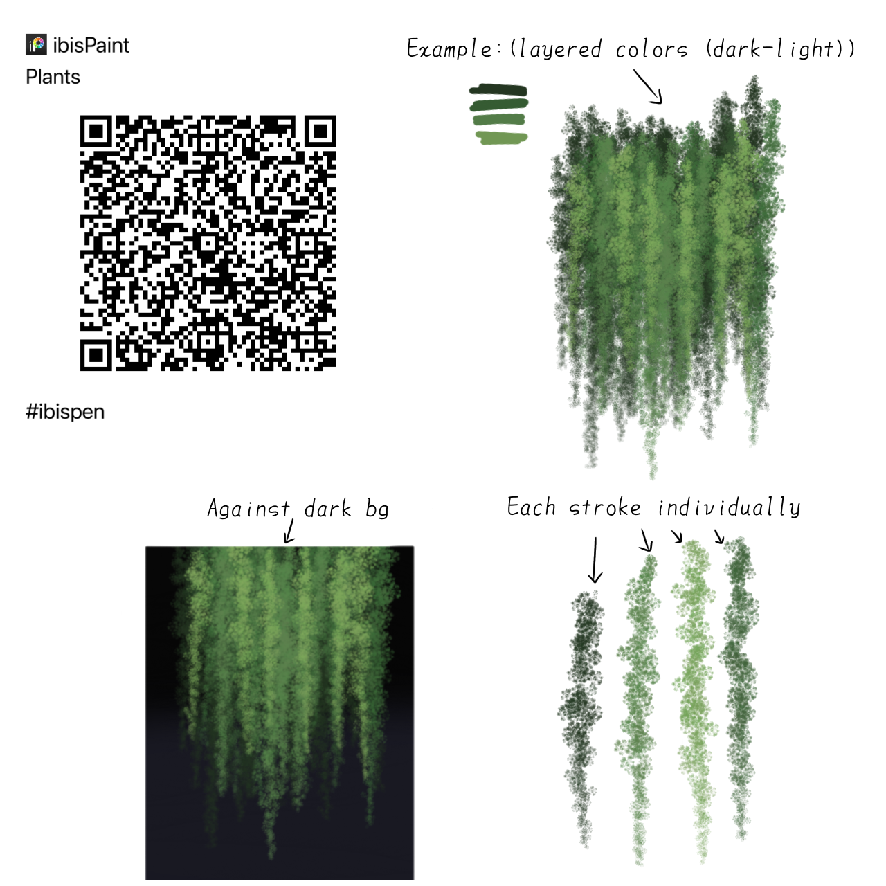 Custom Plant Brush ibisPaint