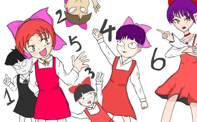 ねこ娘大集合