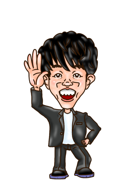 似顔絵 Creepy_Nuts DJ松永