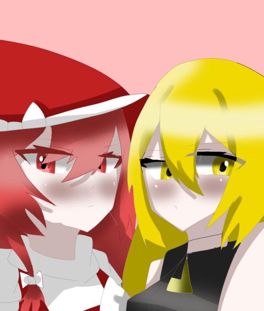 赤魔理沙と魔理沙