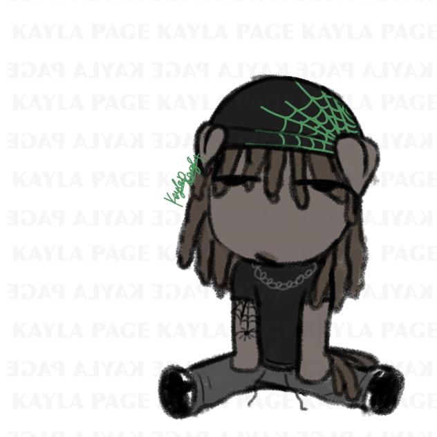 doodle I made getting my hair done ppl