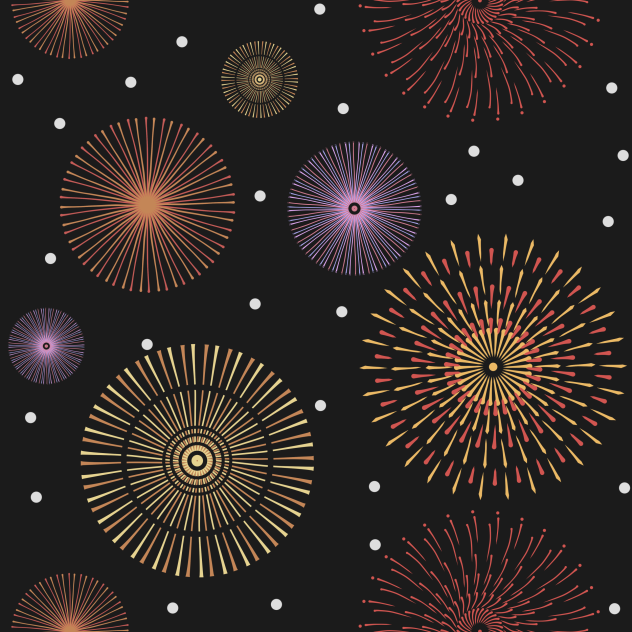 Fireworks Vector Background