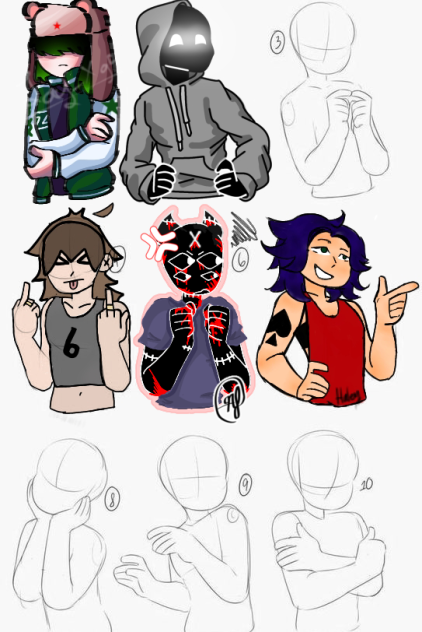 Random Character Collab Trend Random Collab o(^o^)o ♡ - ibisPaint