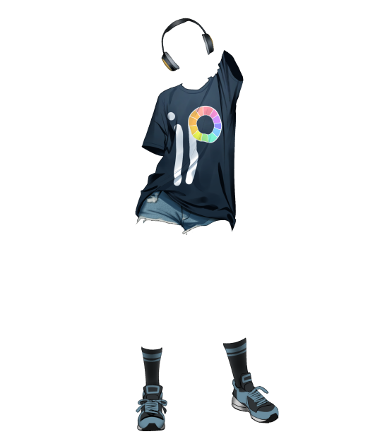 T shirt with shorts