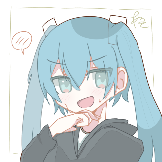 照れミク