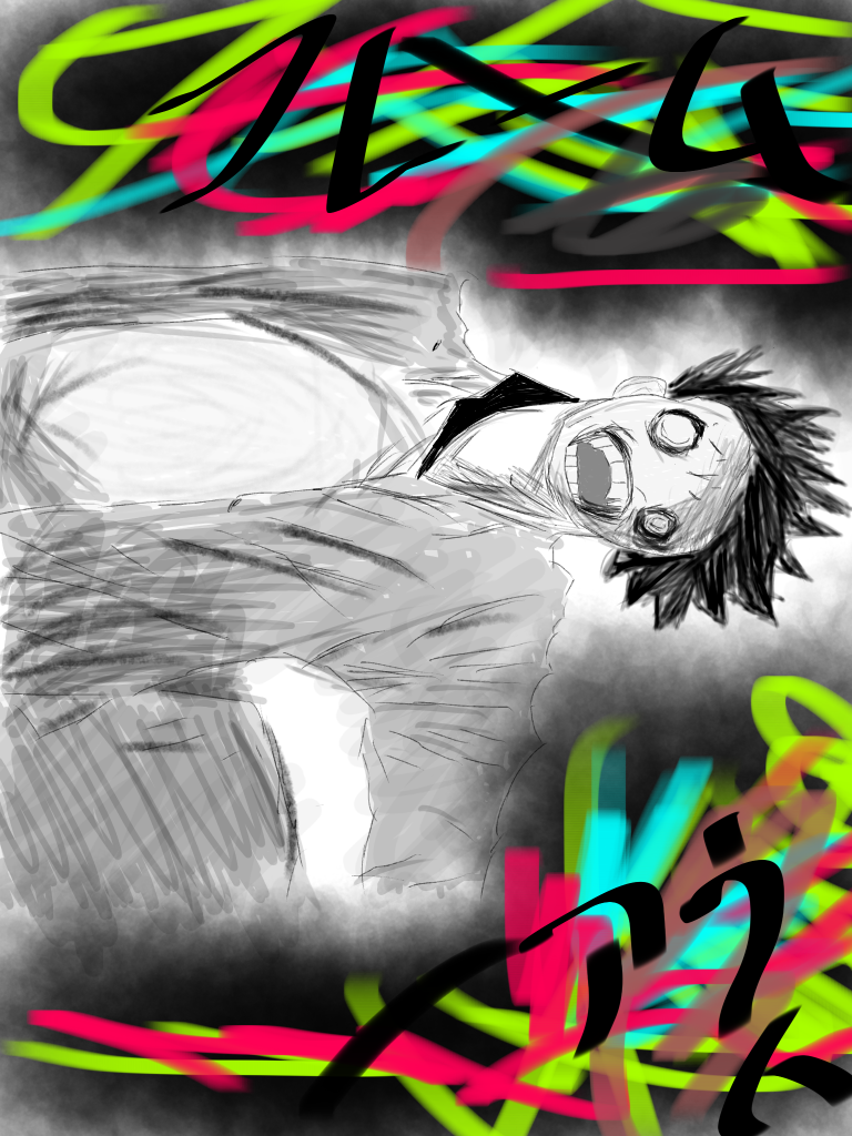 東京喰種 瓜江久生 フレームアウト Ibispaint