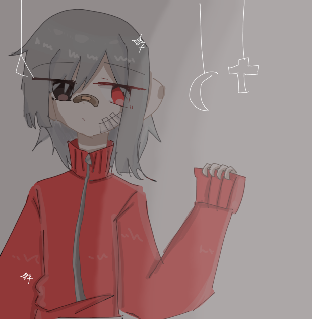 謎ポーズ((