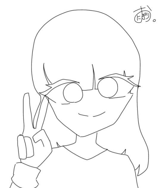 塗り絵線画2