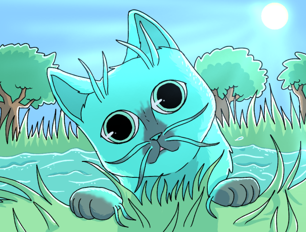 River Caaaaaaaaaat!!🏞️🐈