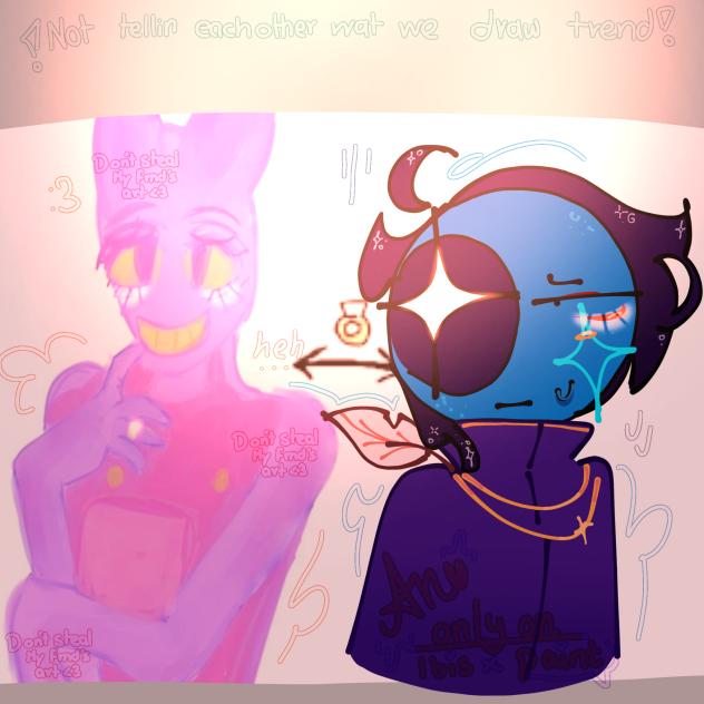 not tell what eachother drew trend