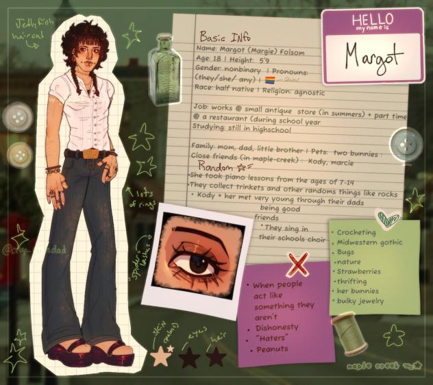 character sheet- Margot