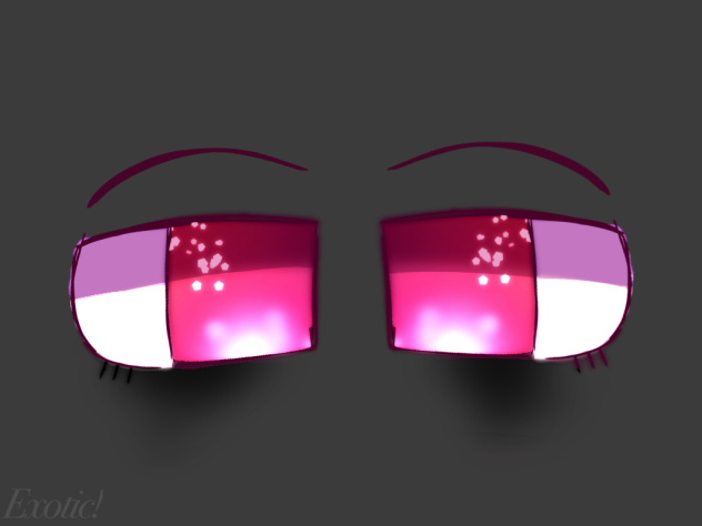 My attempt at drawing anime eyes