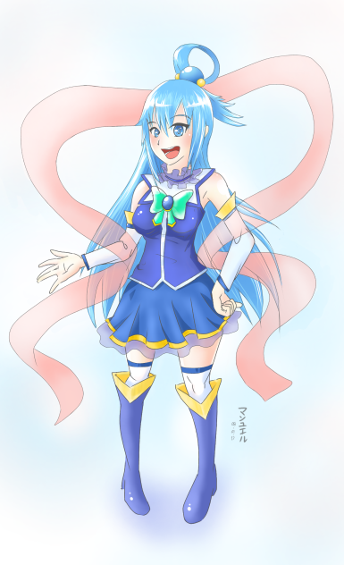 Aqua - Konosuba fan art