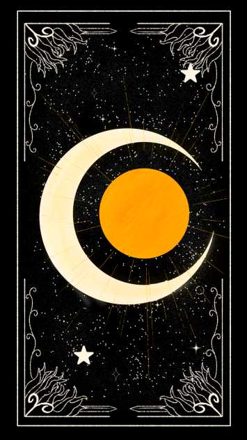 Moon Card