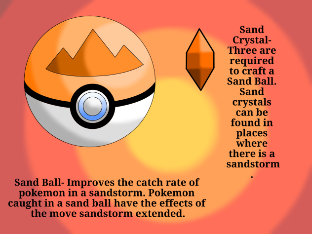 Sand Ball Pokeball