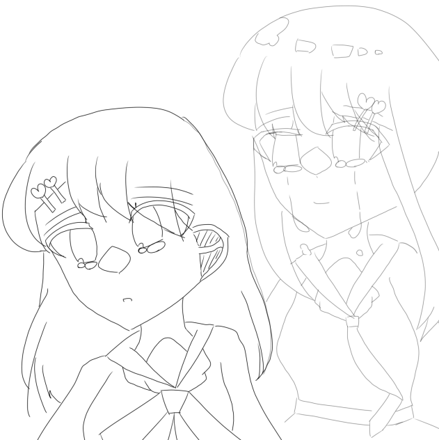 2人の塗り絵