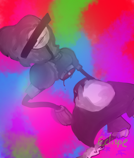 trying a cartoon style