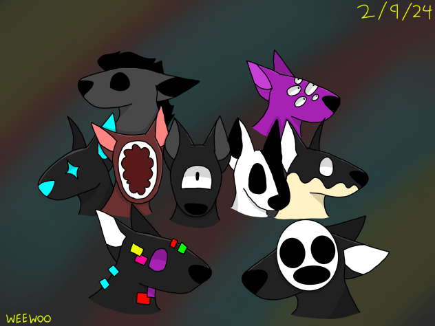 Doors Characters, But Bull Terriers