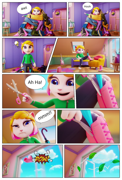Comic Angela 2 - Shoe Drama (Part 3)