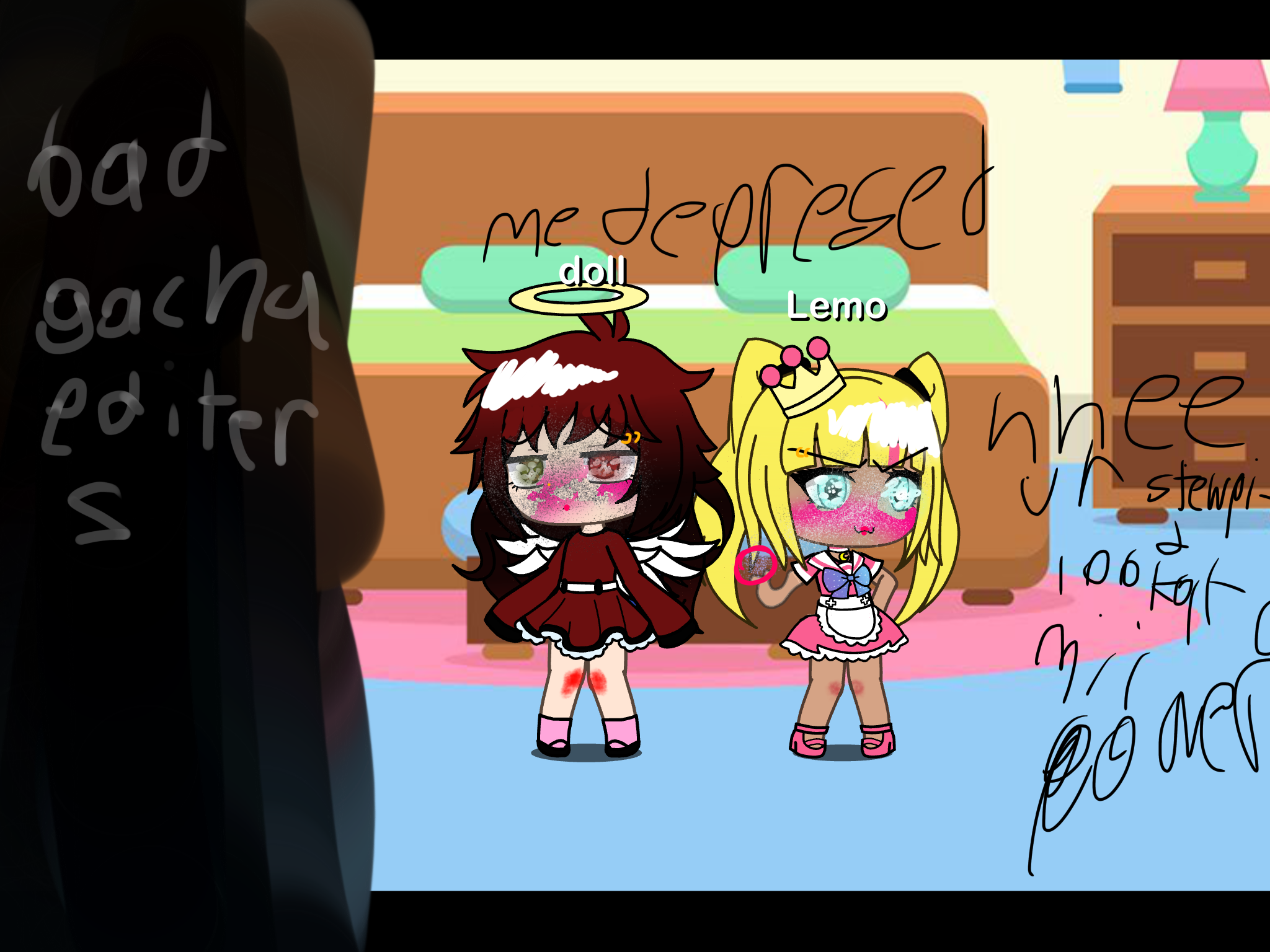 Bad gacha editors be like - ibisPaint
