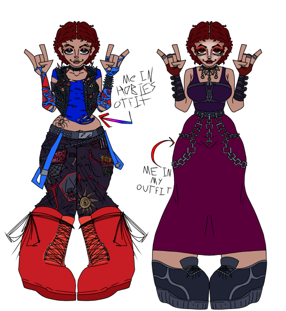me in hobie's fit (fanart)