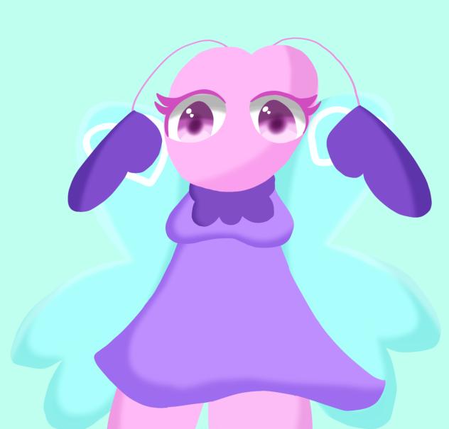 Flutter looking down at you