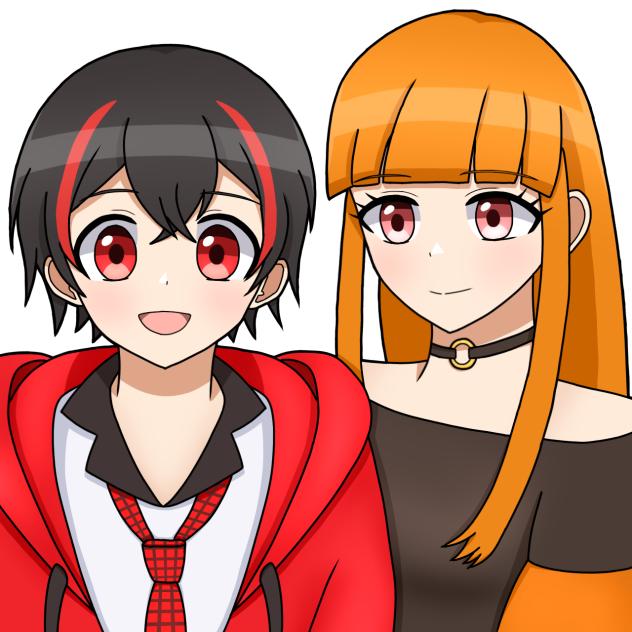 カラフルピーチ からピチ えとさん ゆあんくん ゆあんくん＆えとさん（カラフルピーチ） - ibisPaint