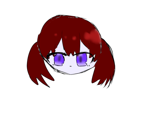 なんか変な子(らくがき)