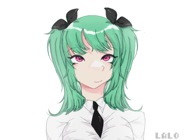 Headshot 💚 - ibisPaint