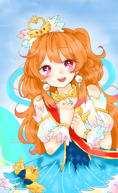 オデットスワンコーデ - ibisPaint