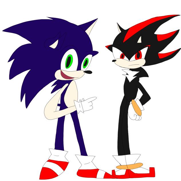 Sonic and Shadow - ibisPaint