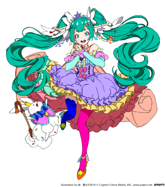 雪ミク19 のイラストを何となく塗ってみた ビュー固定ver Ibispaint 雪ミク19 のイラストを何となく塗ってみた ビュー固定ver Ibispaint
