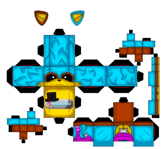 Azura the cat - FNaF OC Character 1-6