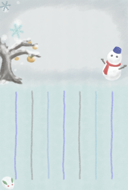 冬の絵葉書