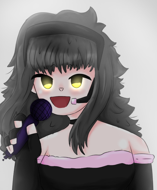 My first attempt at shading anime