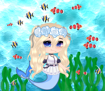 Blue mermaid