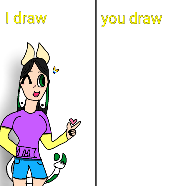 I draw you draw my oc