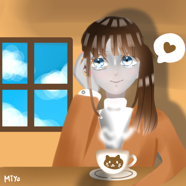 カフェラテ☕️