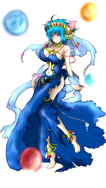 塗絵(何故かパズドラ風w)