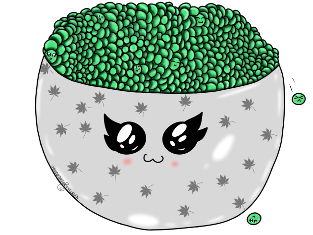 Cute Bowl Of Peas