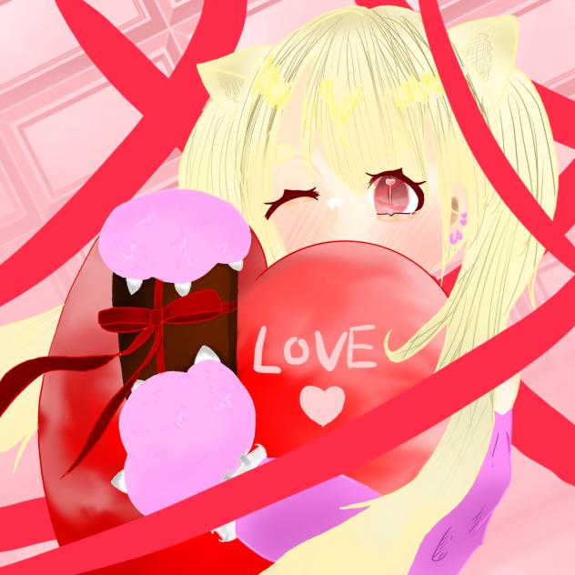 『チョコあげる♡』
