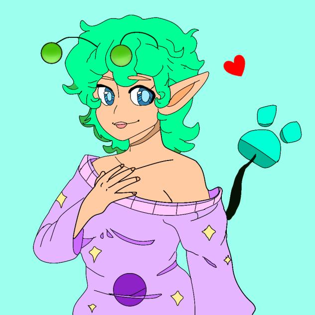 Cute Alien Girl ♥️