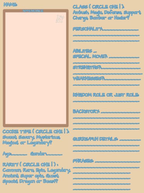 CRK OC Sheet