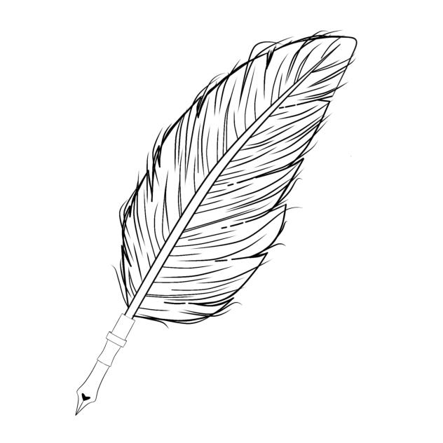 feather pen